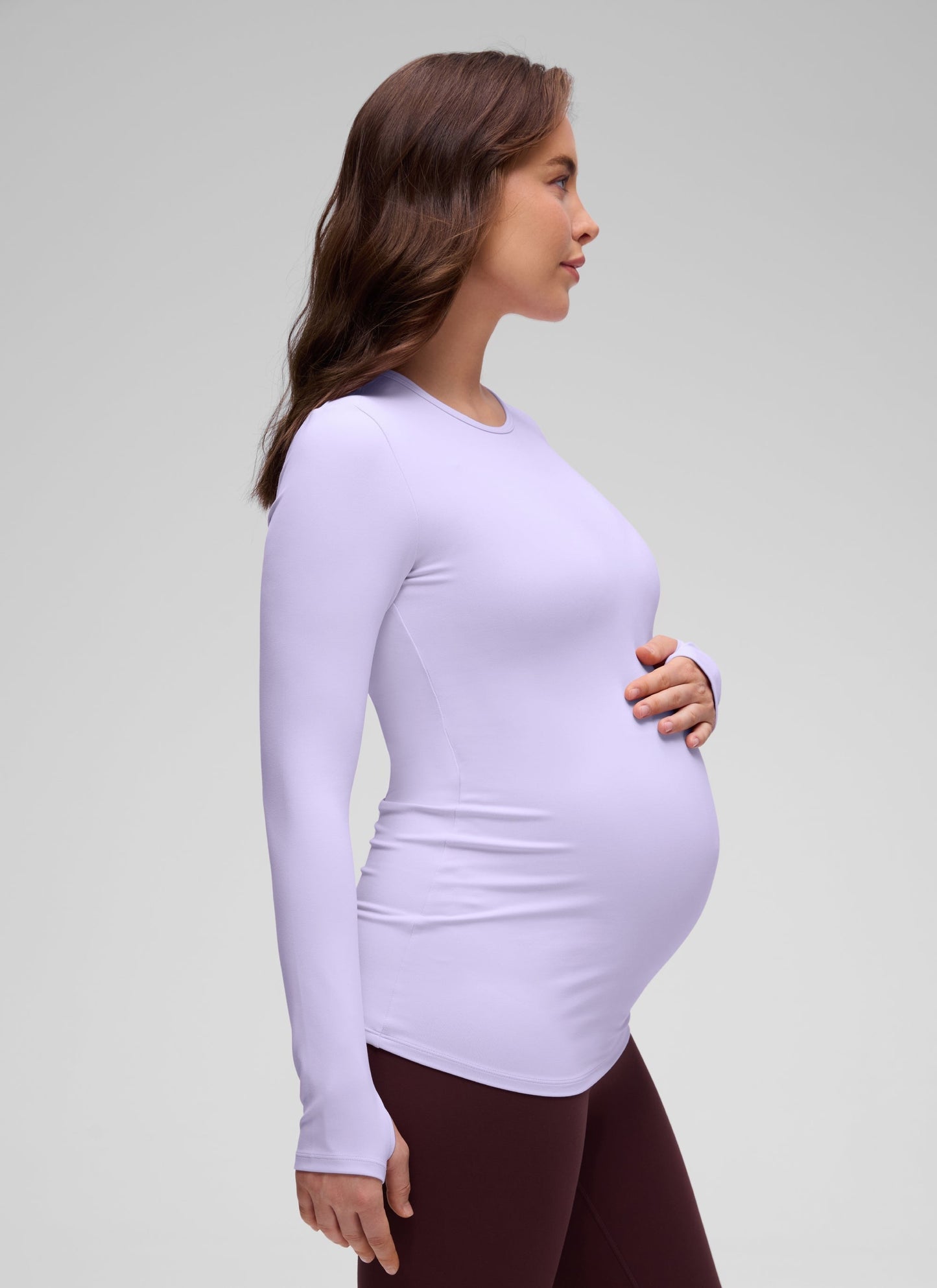 Butterluxe Maternity Crewneck Long Sleeve