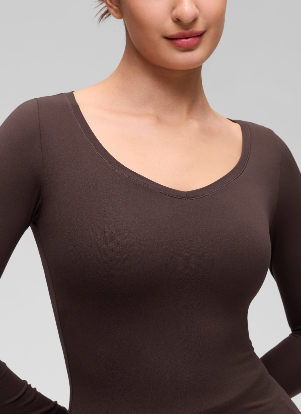 Softembrace V Neck Long Sleeve