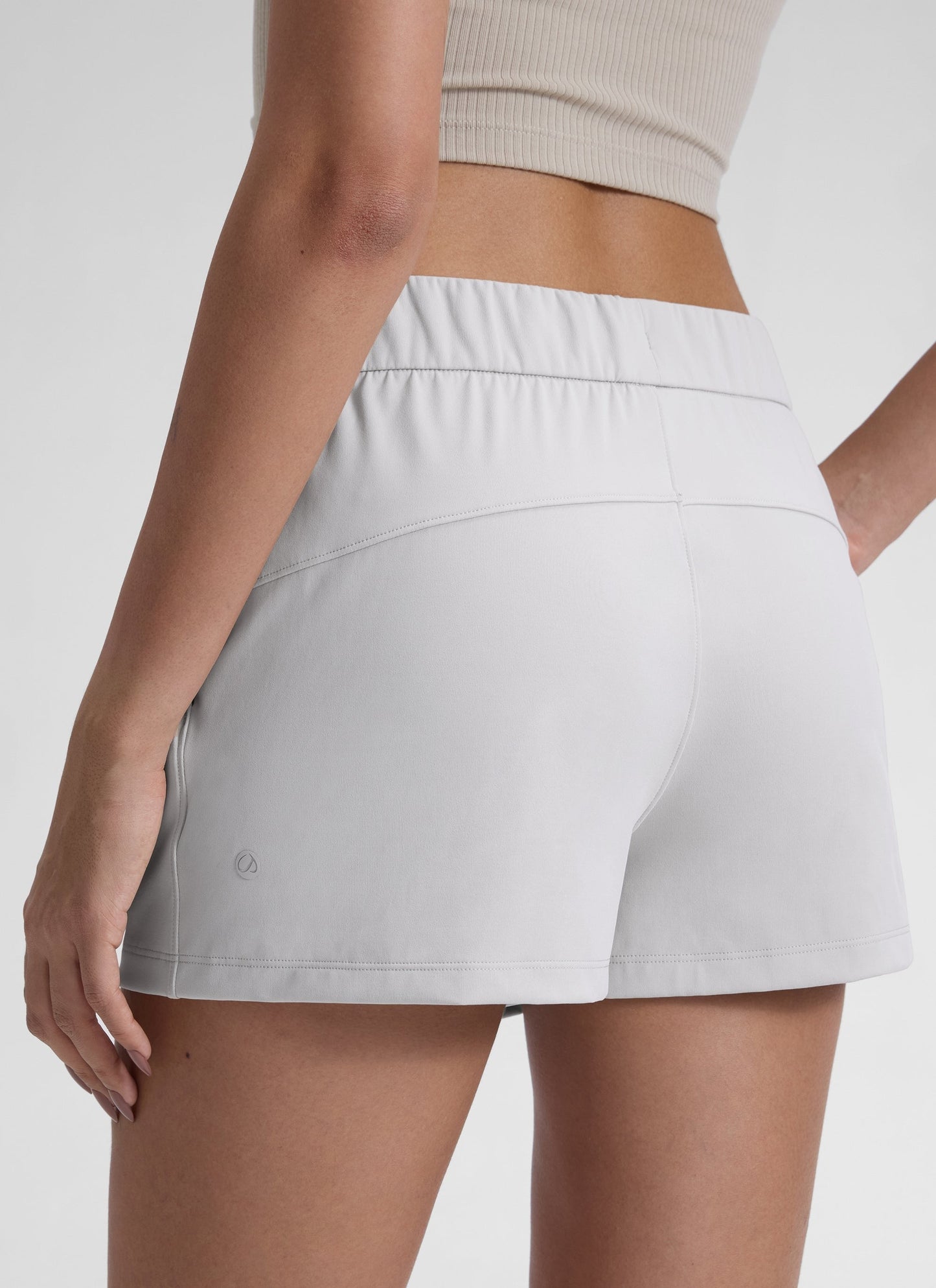 Stretch Mid Rise Pocket Shorts 2.5"