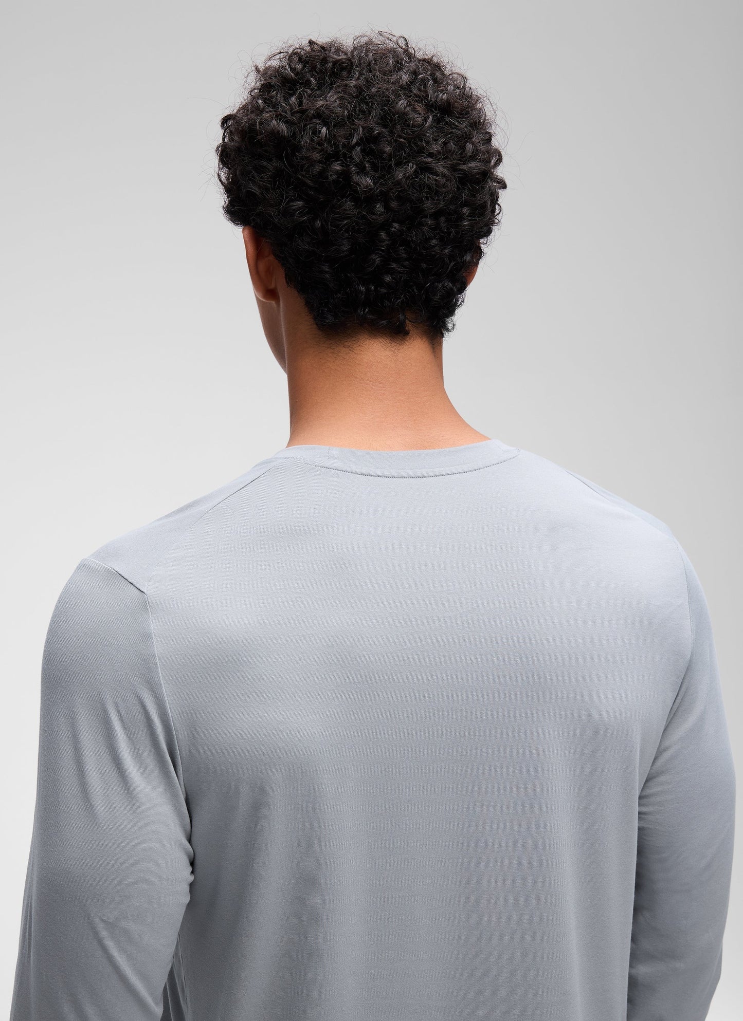 Poly Cotton-Blend Lightweight Long Sleeve