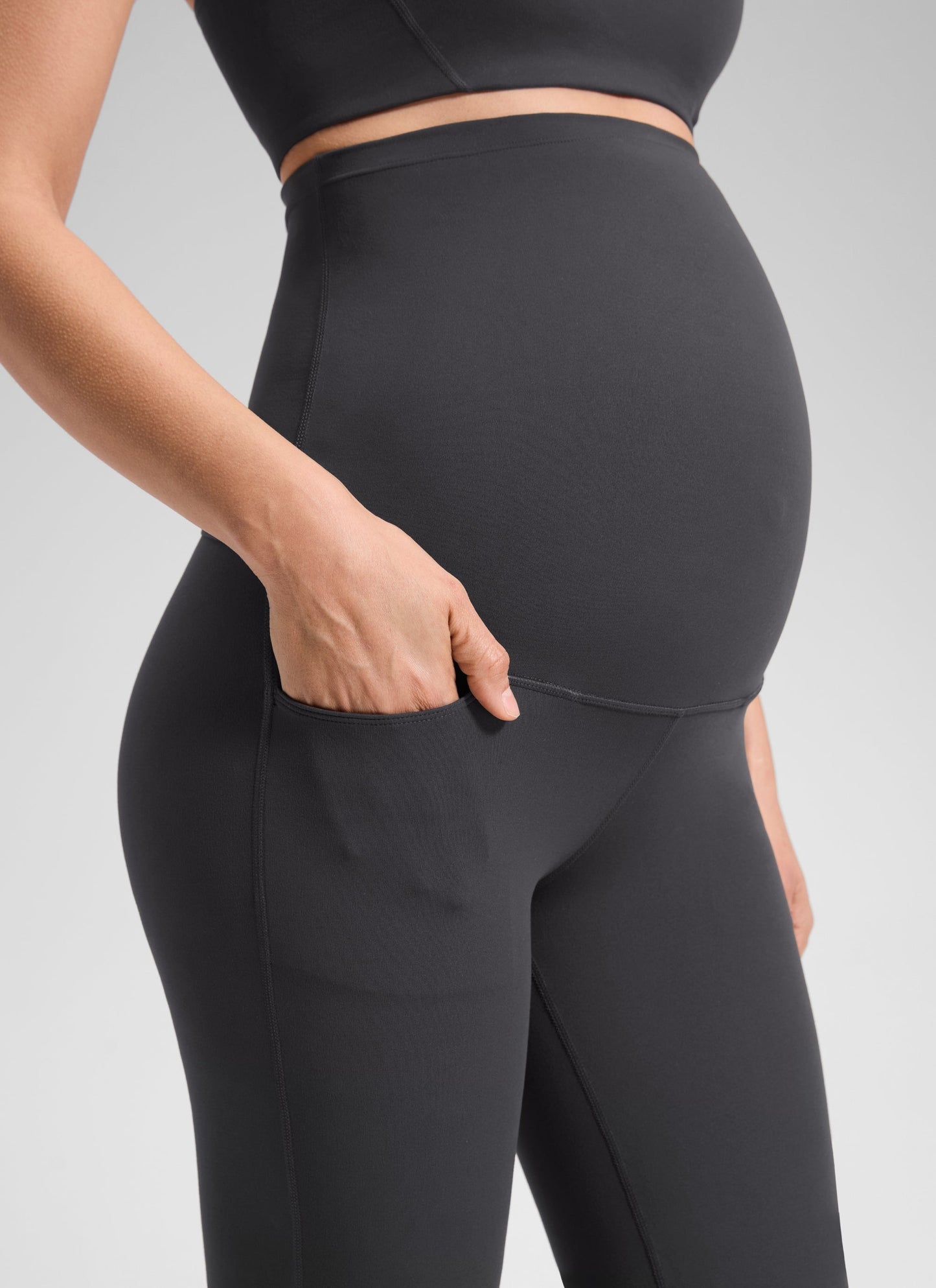 Butterluxe Maternity Flare Pocket Legging 29"