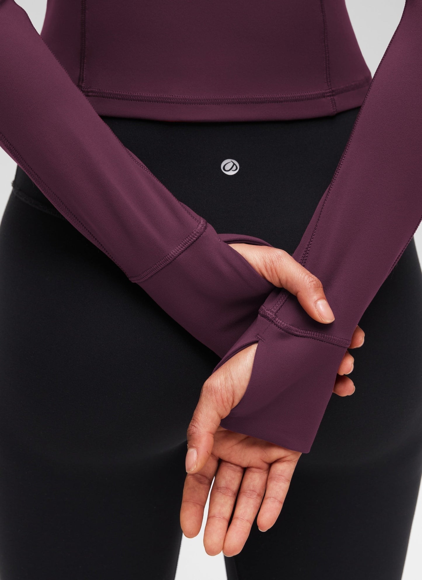 Butterluxe Half Zip Cropped Long Sleeve