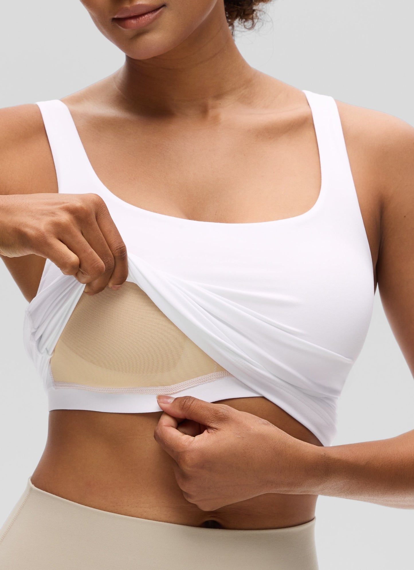 Butterluxe U Neck Built in Bra Tank