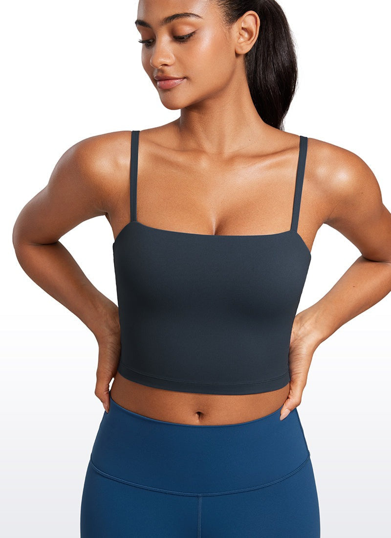 Butterluxe Built in Bra Adjustable Strap Tank