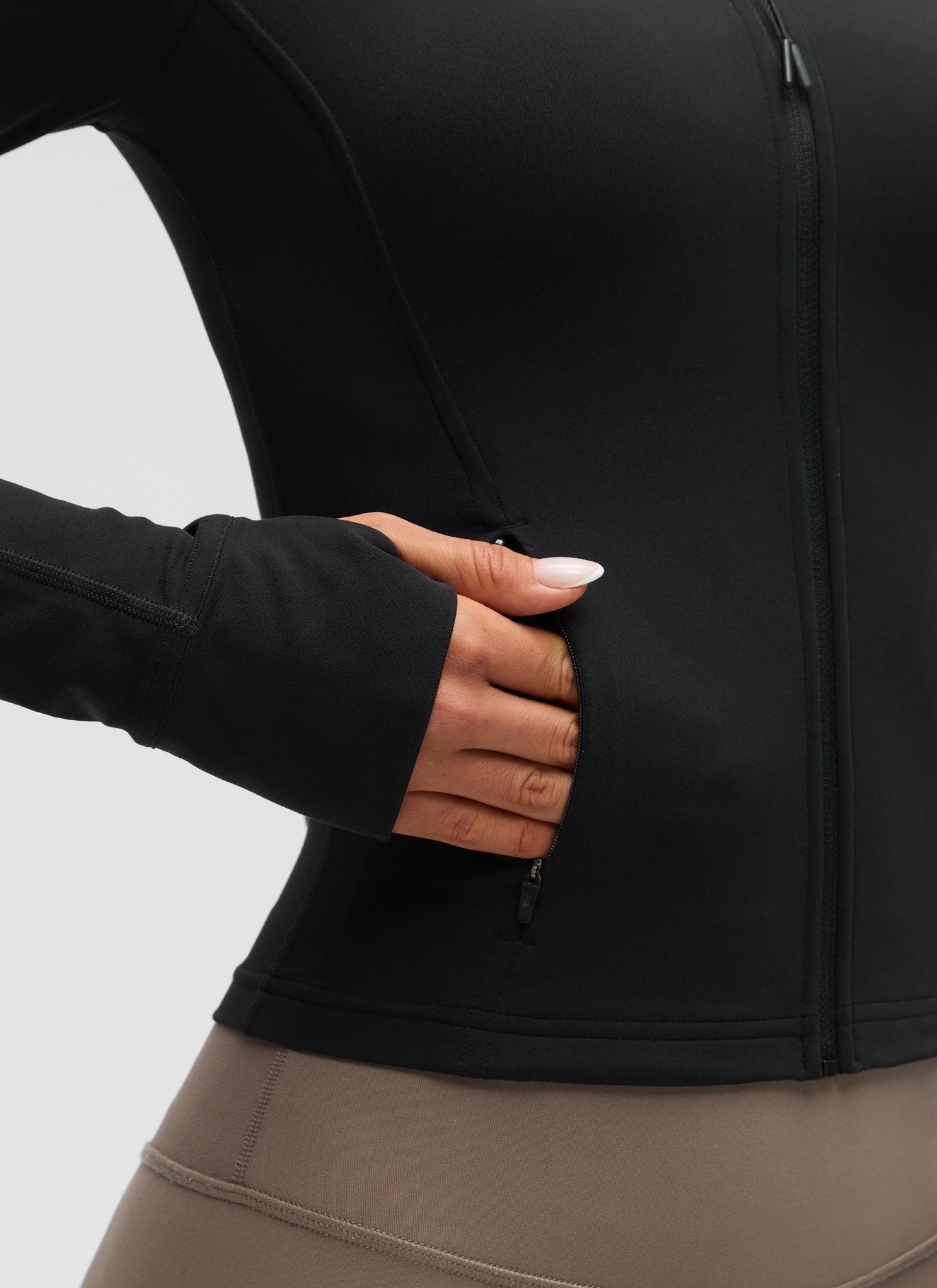 Butterluxe Waist Length Full Zip Jacket