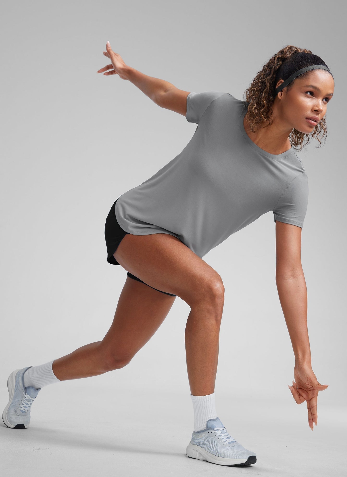 Cloudweight Crewneck Side Slit Short Sleeve