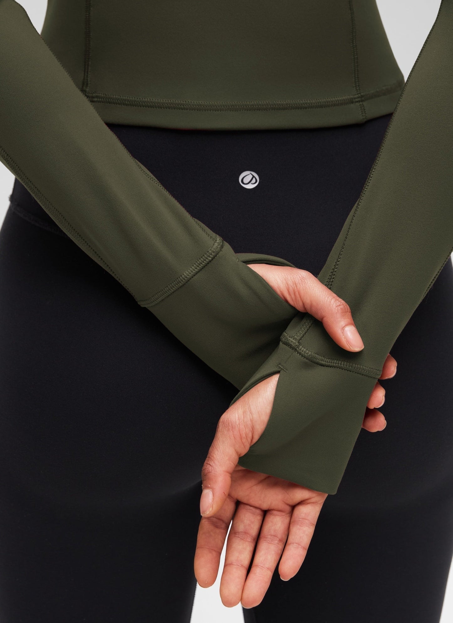 Butterluxe Half Zip Cropped Long Sleeve