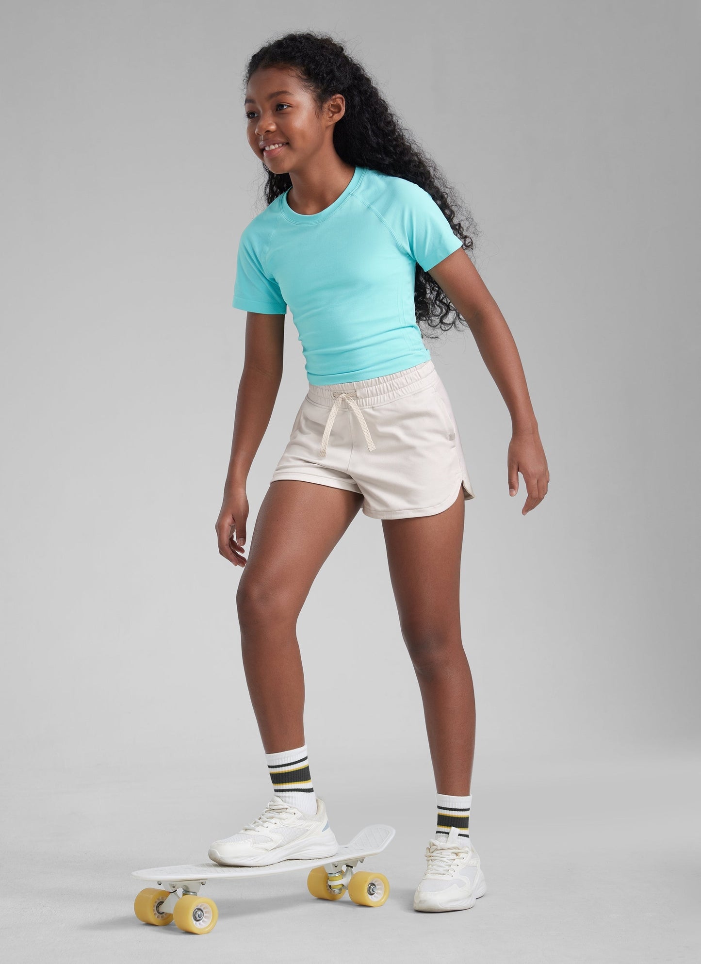 Cloud Jersey Girl Dolphin Pocket Sweat Shorts