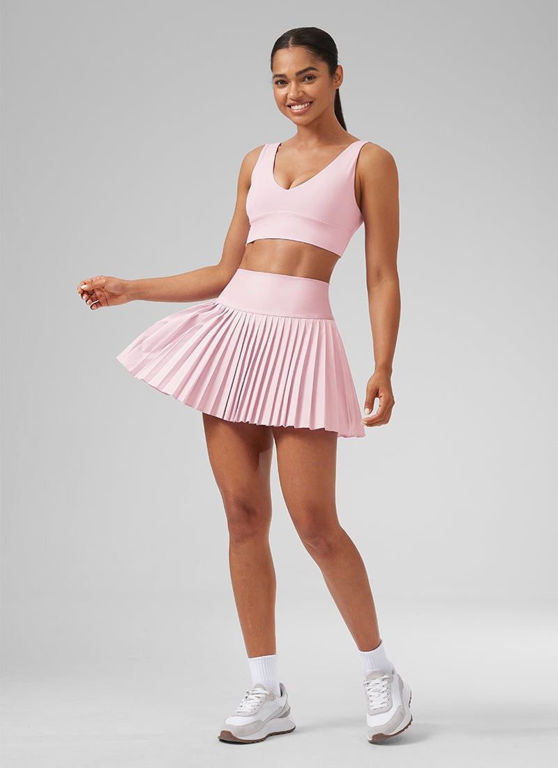 Feathery-Fit Soft Pleat High Rise Skirt 14''