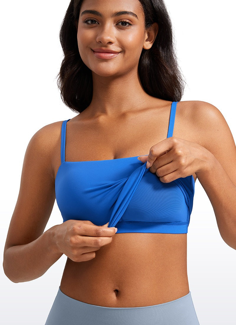 Butterluxe Built in Bra Adjustable Strap Tank