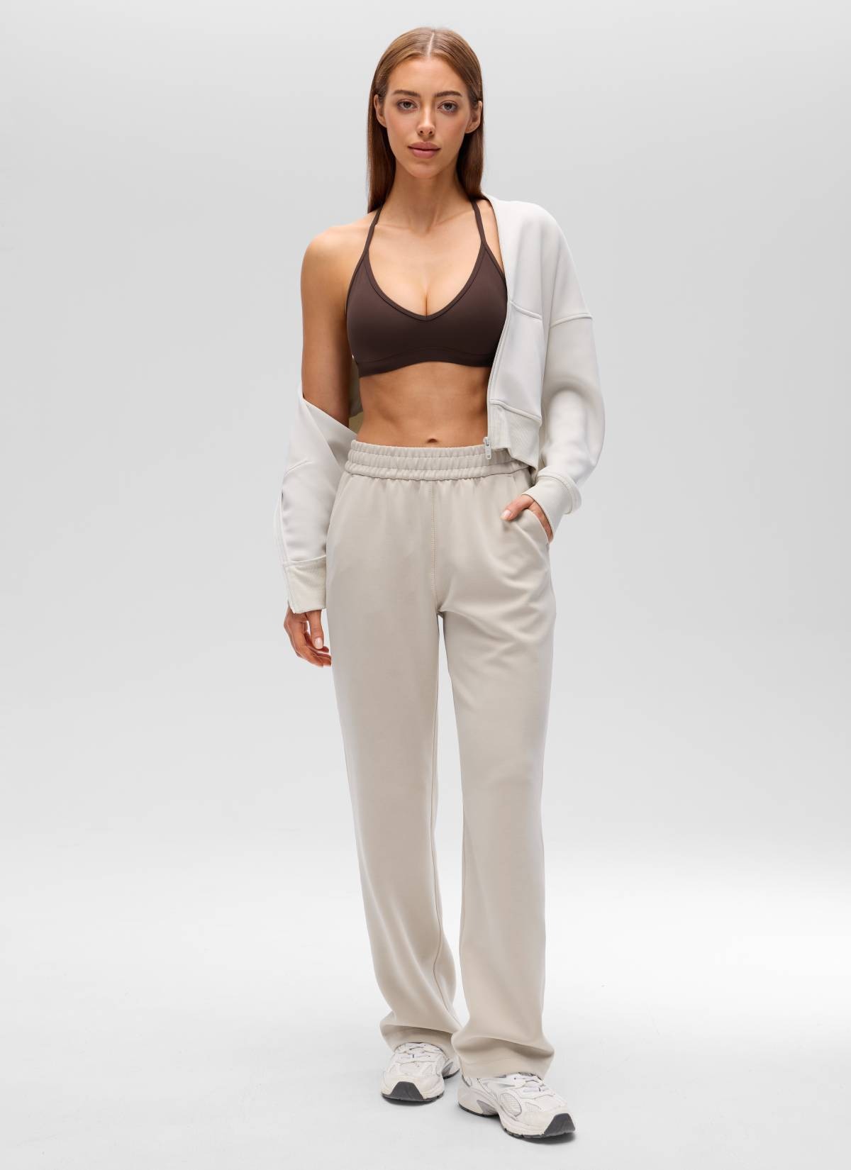 Butterluxe Soft Double Lined T Back Sports Bra