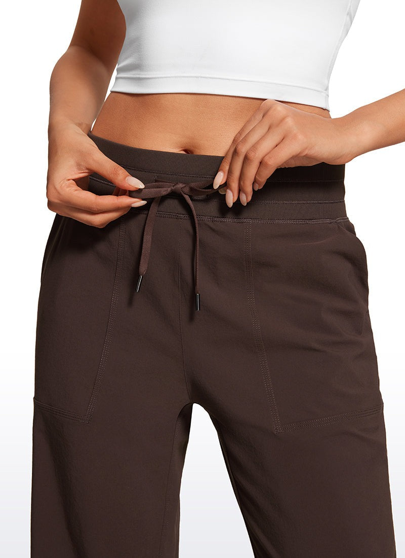 Strech Straight Leg High Rise Pant 30''