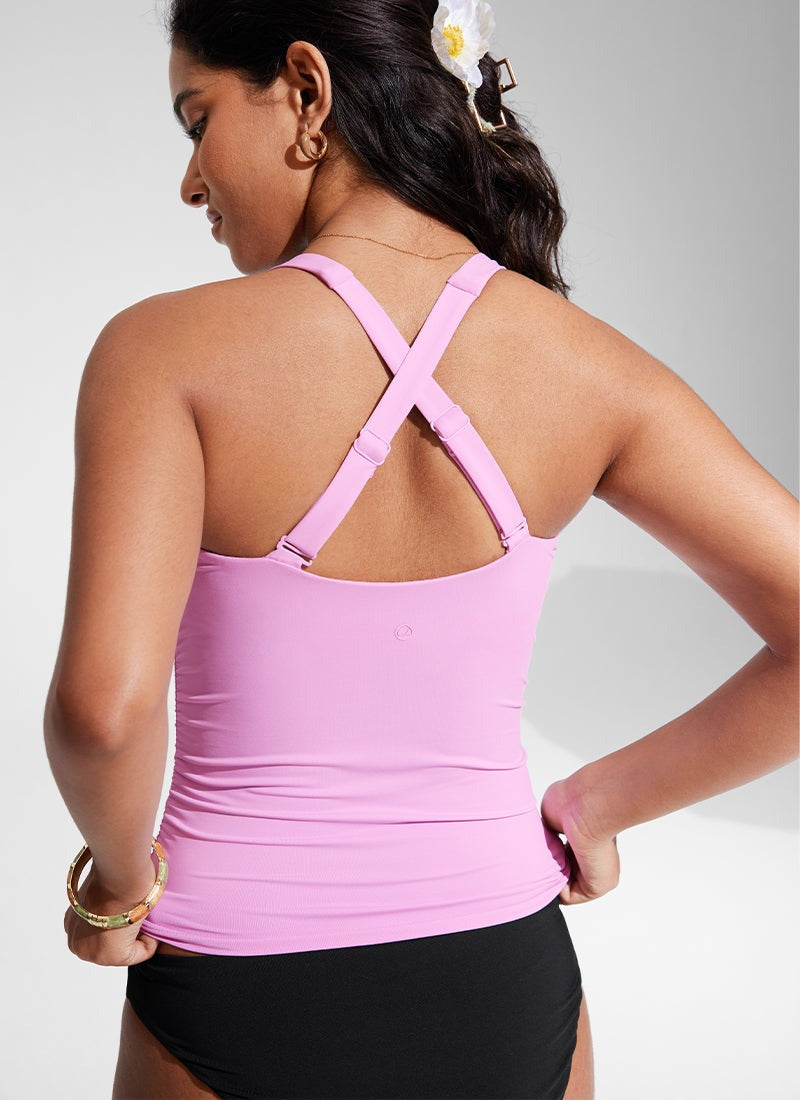 Sunshine Square Neck Tankini Top