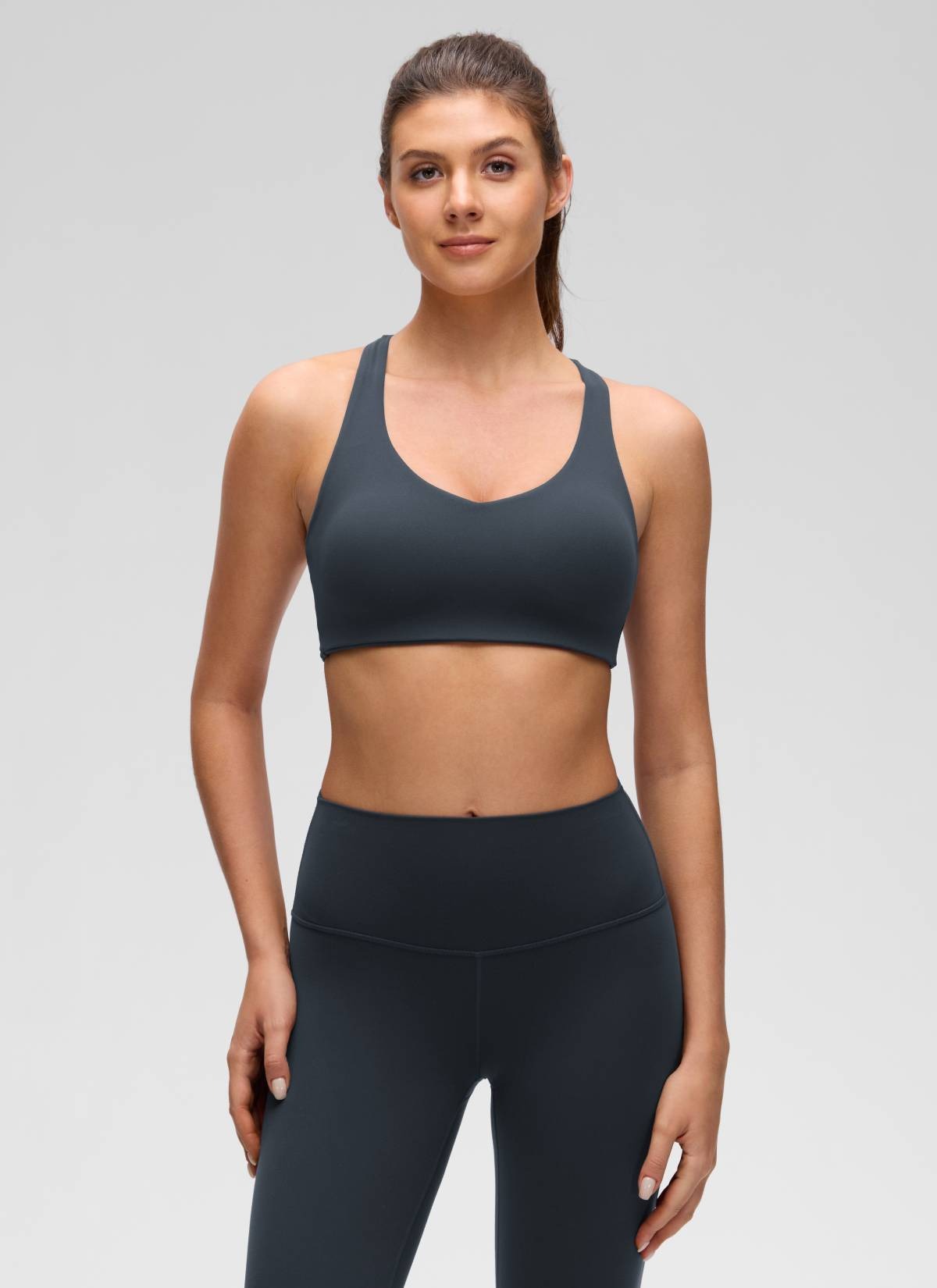 Butterluxe V Neck Strappy Sports Bra