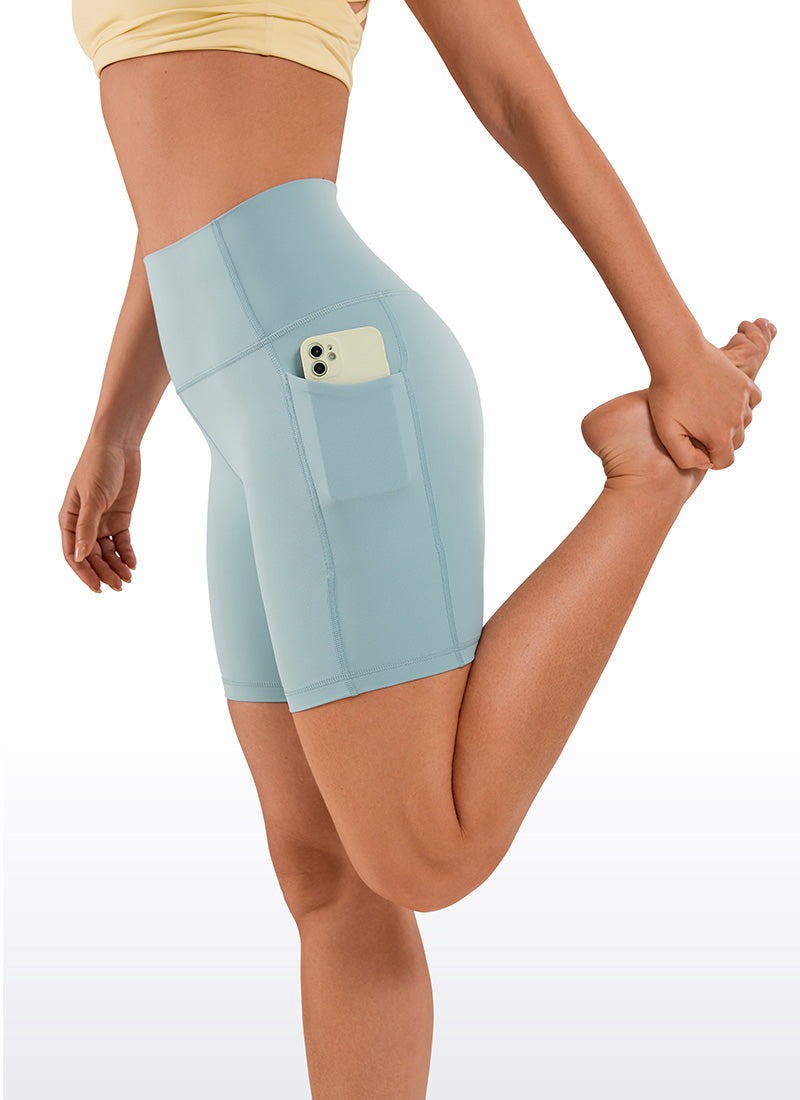 Nakedfeel Pocket Yoga Shorts 6''
