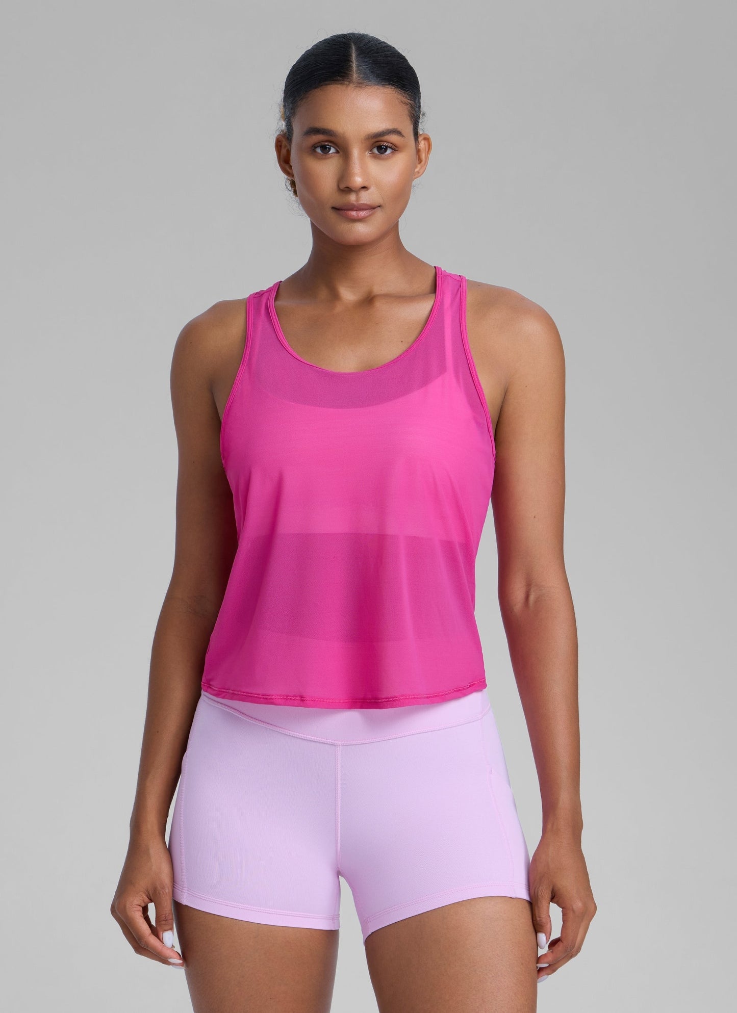 Mesh Relaxed Fit Workout Breathable Tank