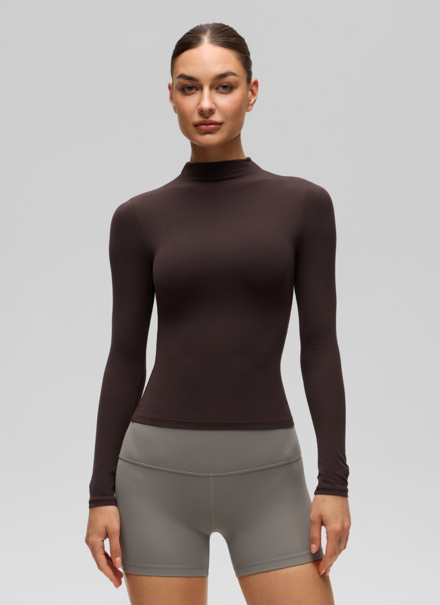 Softembrace Mock Neck Long Sleeve