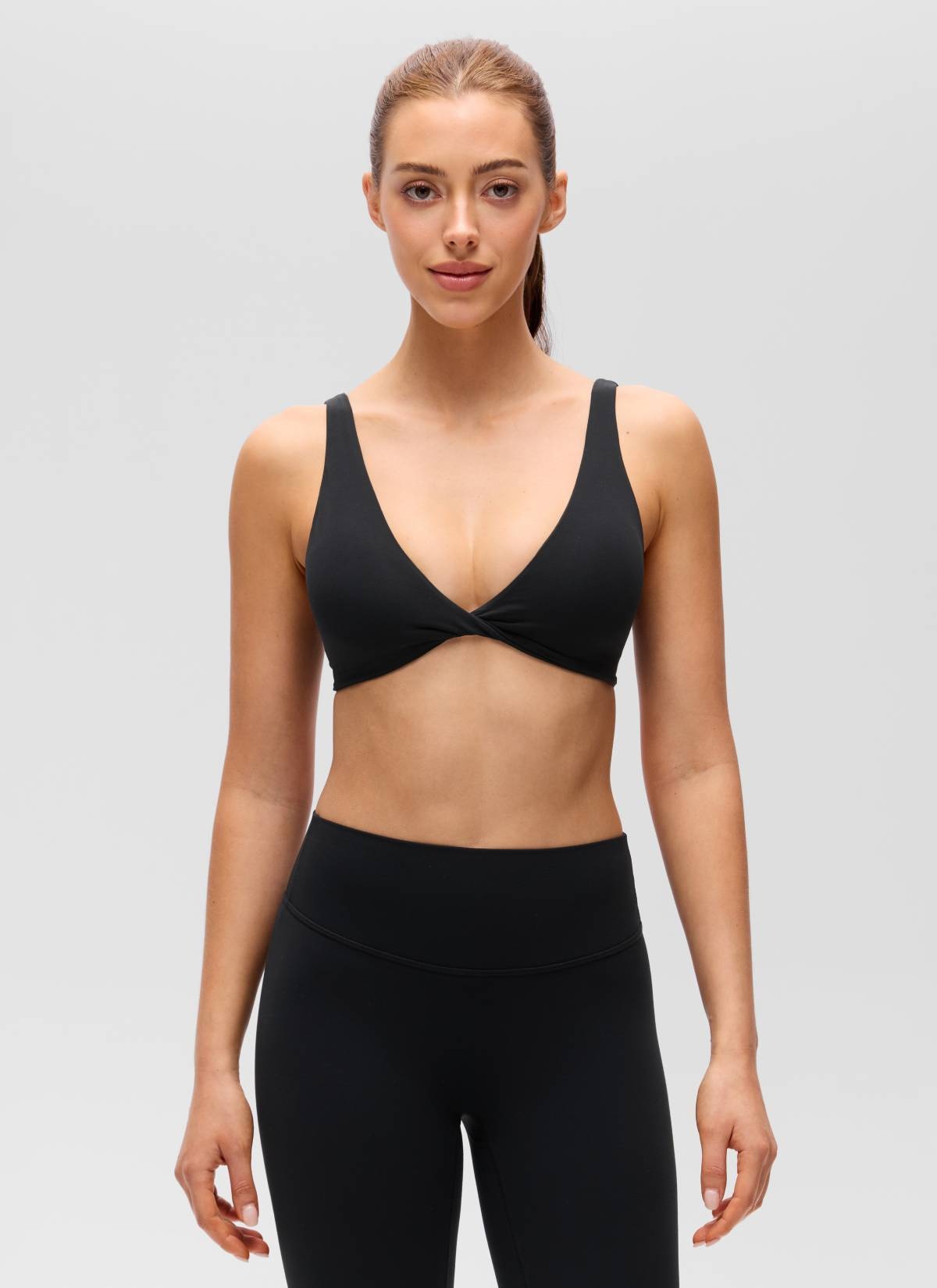 Butterluxe Twist V Neck U Back Sports Bra