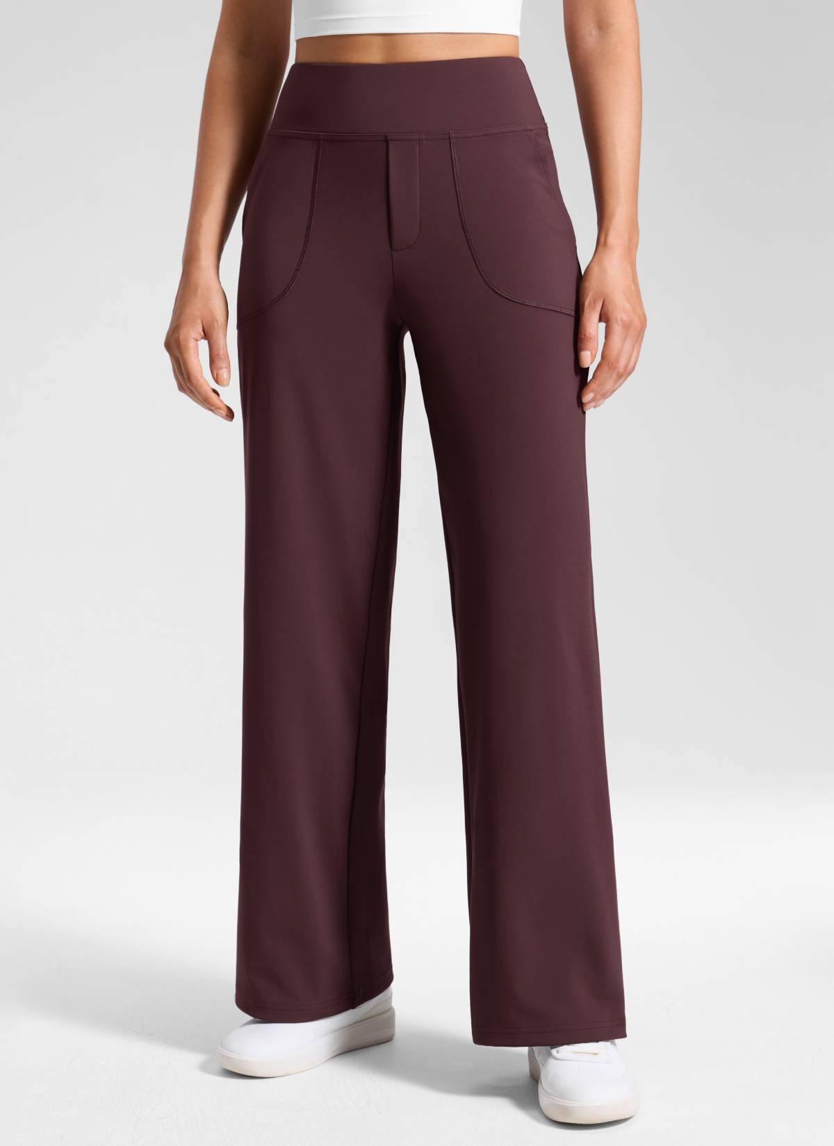 Wide Leg Faux Fly Pocket Pant 30"