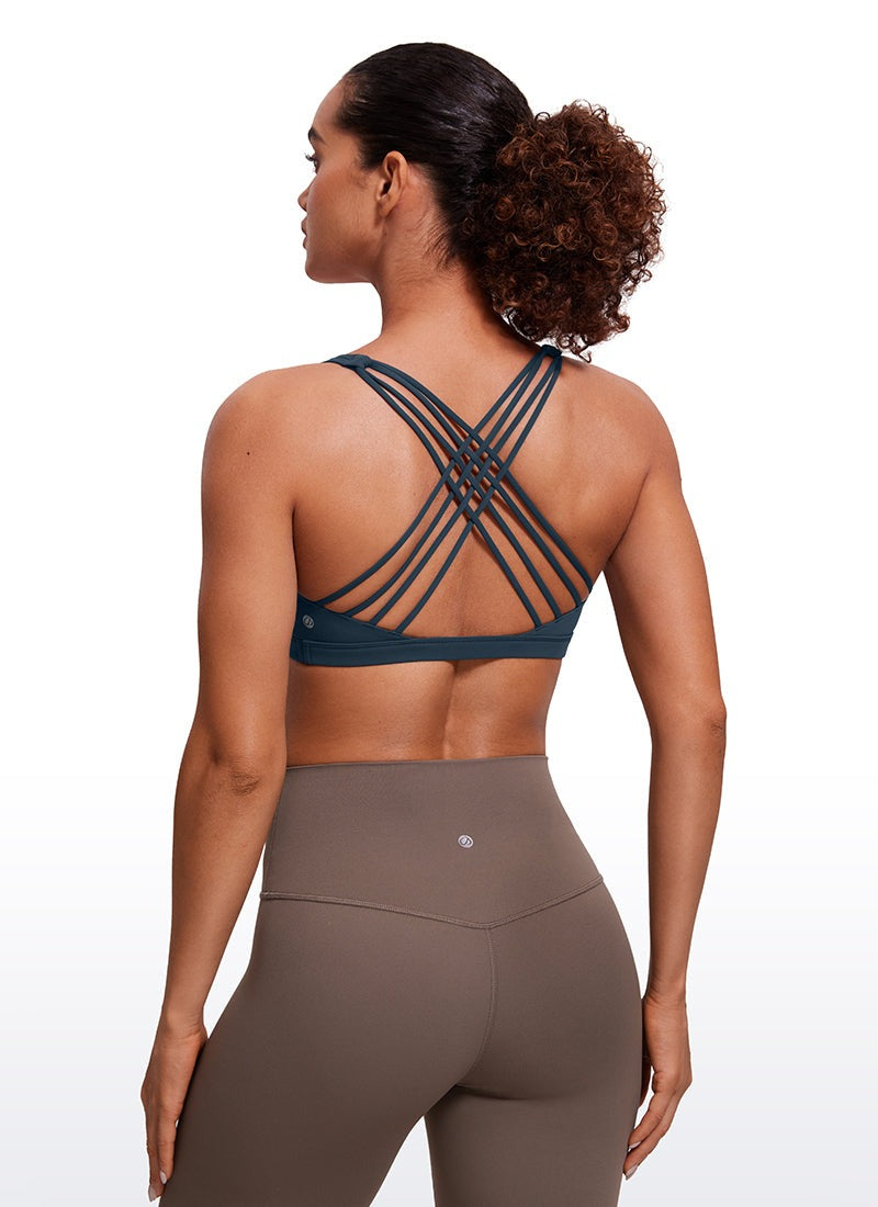 Nakedfeel Low Cut Strappy Bra (8 Straps)