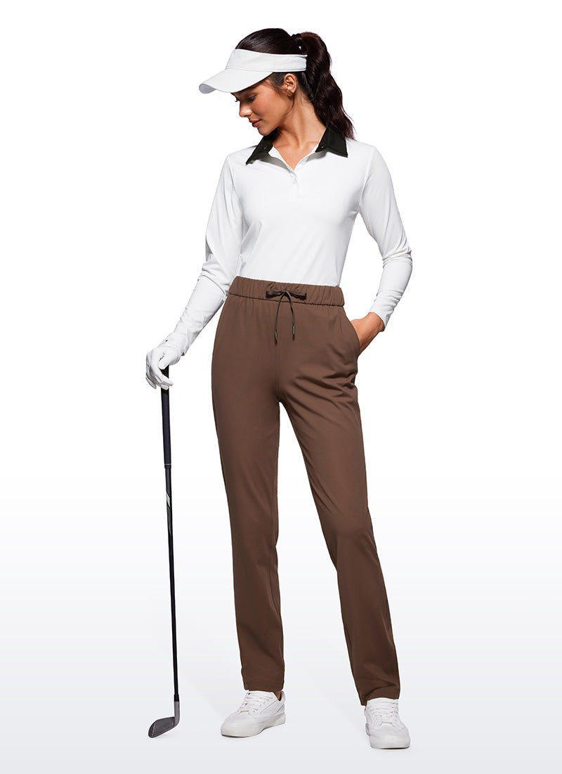 Stretch Drawstring Pocket Pant 31''