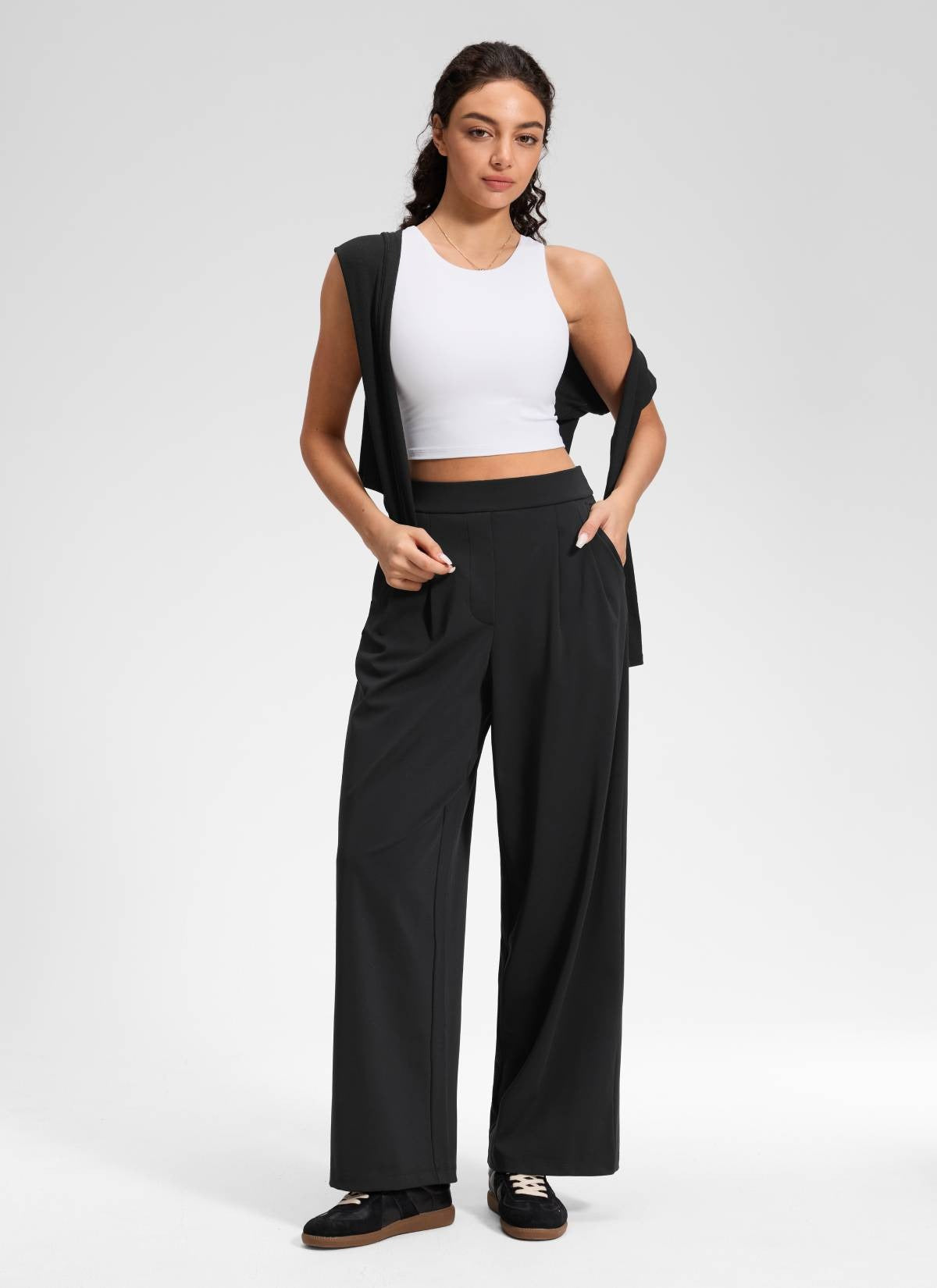 Walk the City Pocket Wide Leg Pant 29"