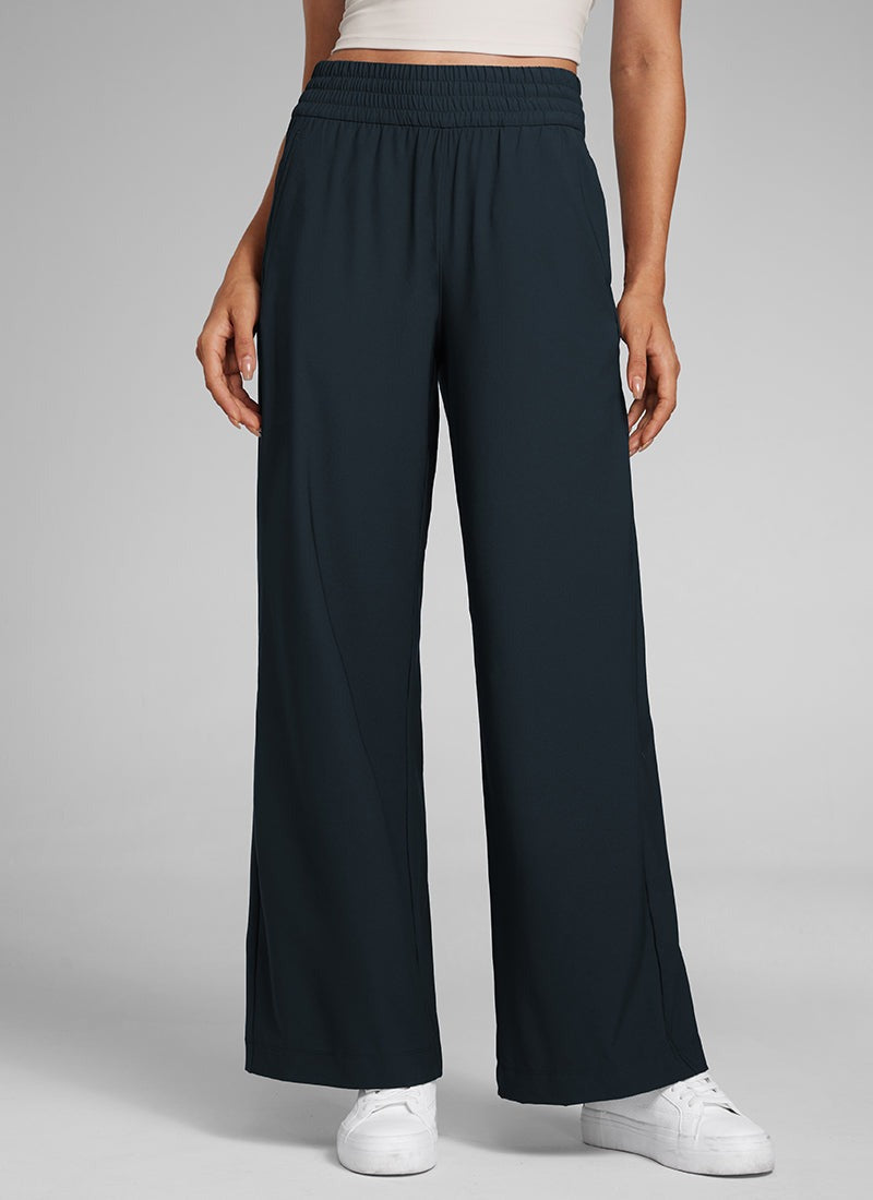 Feathery-Fit Drapey Wide Leg Pant 30"