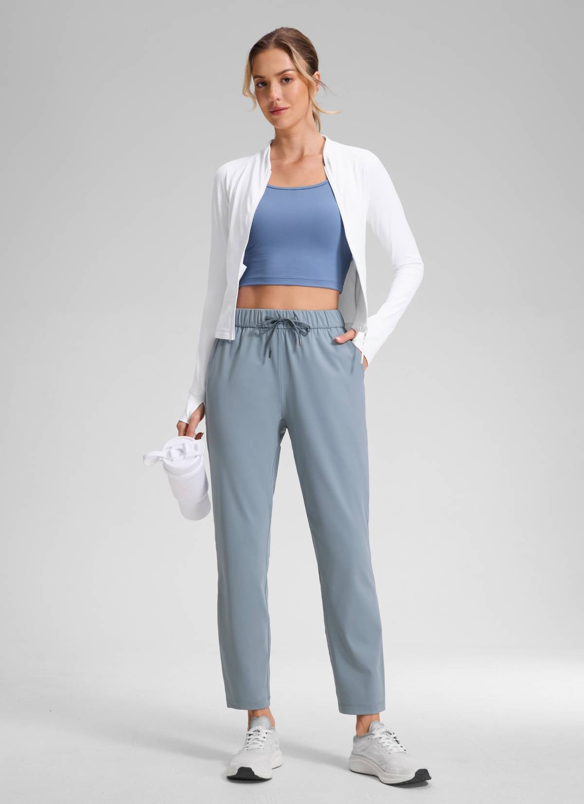 Stretch Drawstring 7/8 Pocket Pant 27''