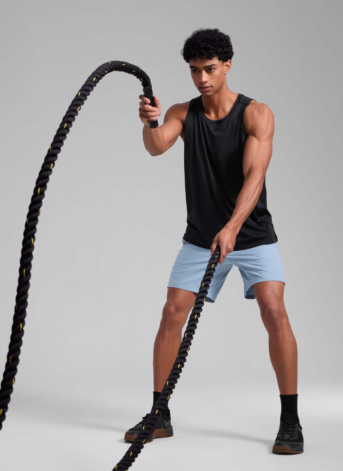 Lightweight Side Slits Narrow Shoulder Tank