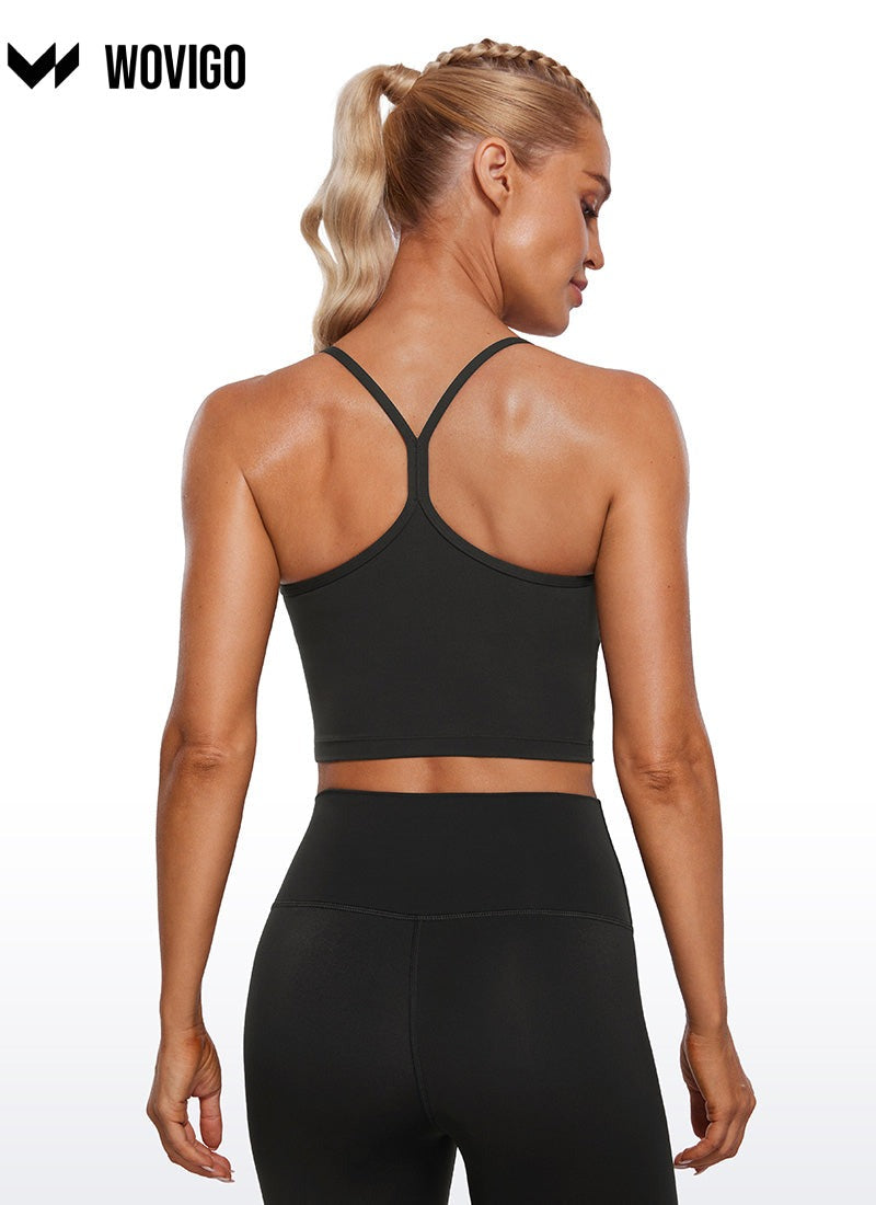 WOVIGO Butterluxe Y Back Built in Bra Tank