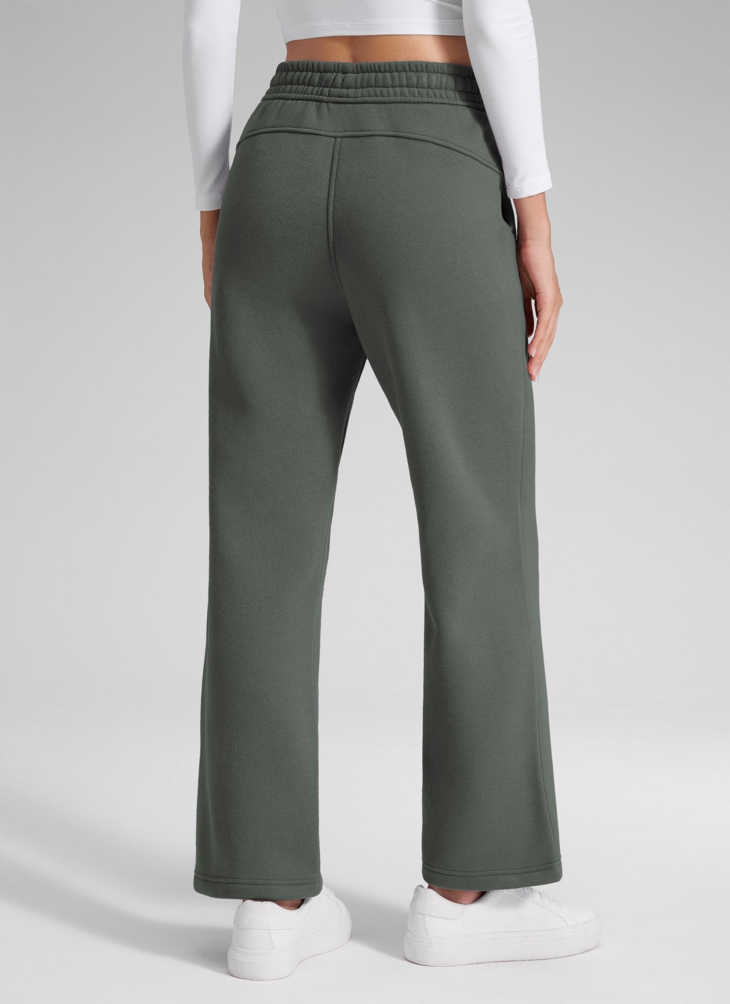 Fleece Lined Straight Leg Sweatpant 28''