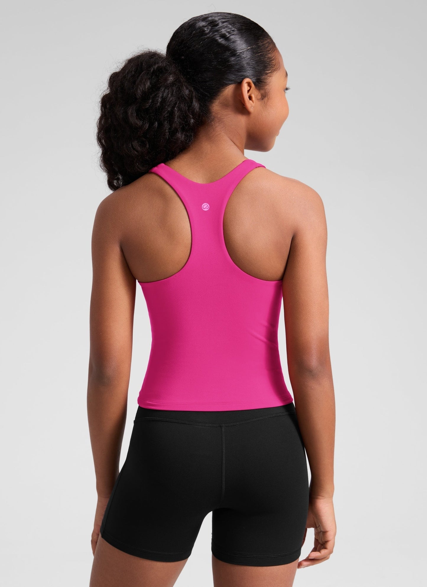 Butterluxe Girls Double Lined Racerback Tank Tops Waist Length