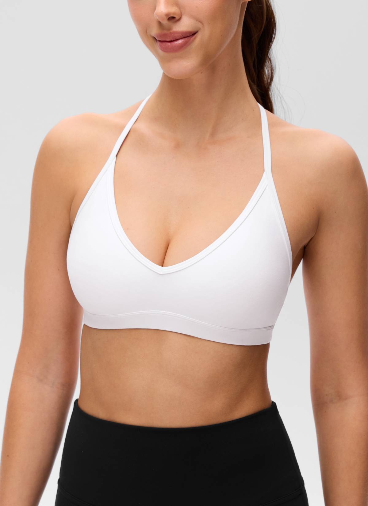 Butterluxe Soft Double Lined T Back Sports Bra