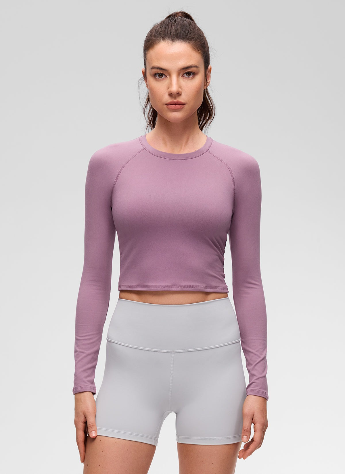 Brushed Feeling Crew Neck Raglan Long Sleeve