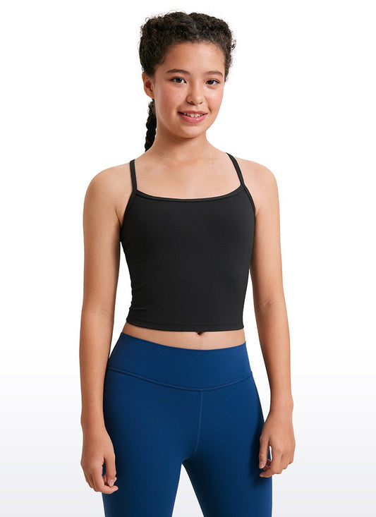 Butterluxe Girls Double Lined Y Back Tank Tops