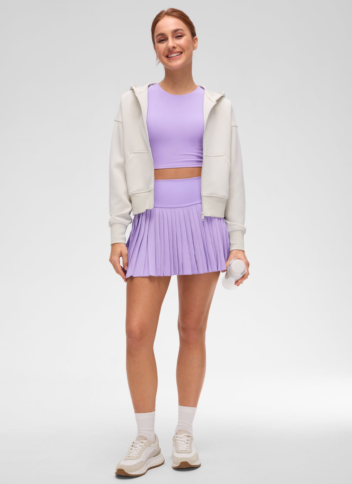 SoftAura Full Zip Waist Length Hoodie