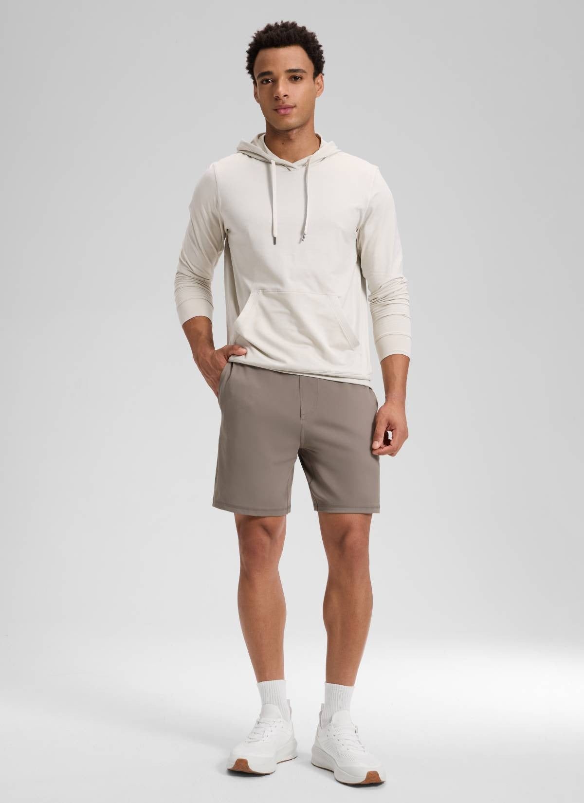 Drawstring Performance Knit Shorts 7"