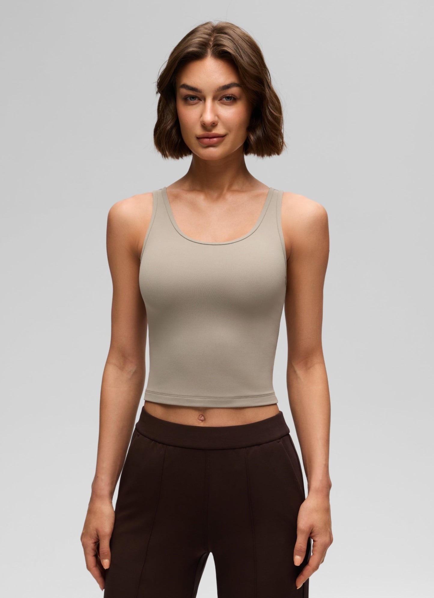 Butterluxe Double Lined Scoop Neck Tank