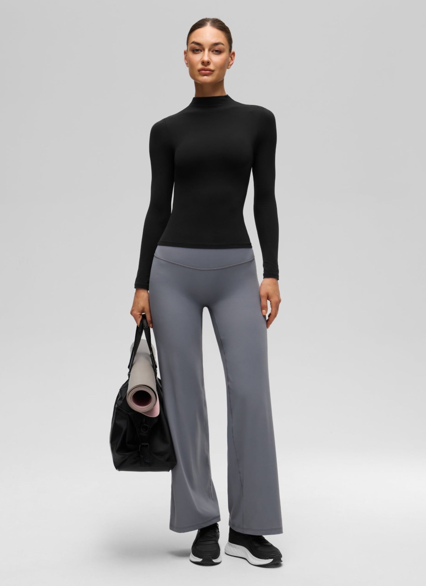 Softembrace Mock Neck Long Sleeve