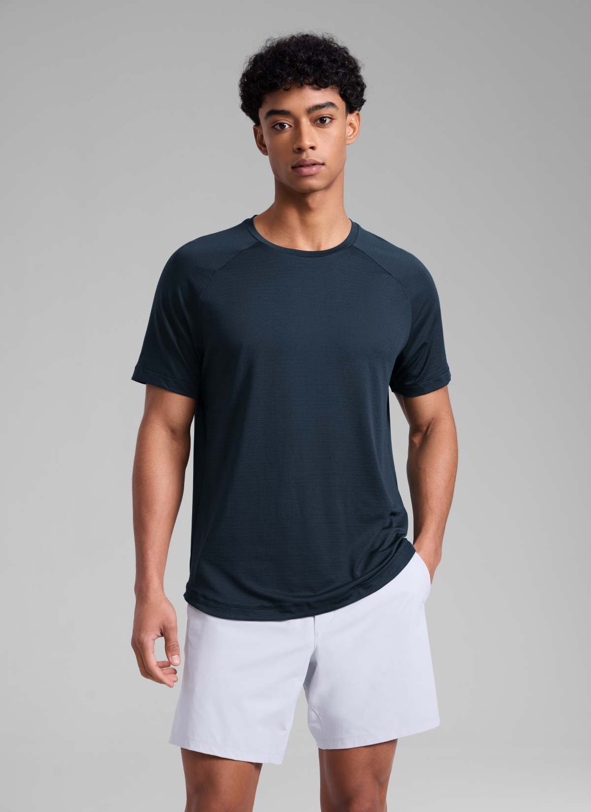 Lightweight Quick Dry Short Sleeves Crew Neck