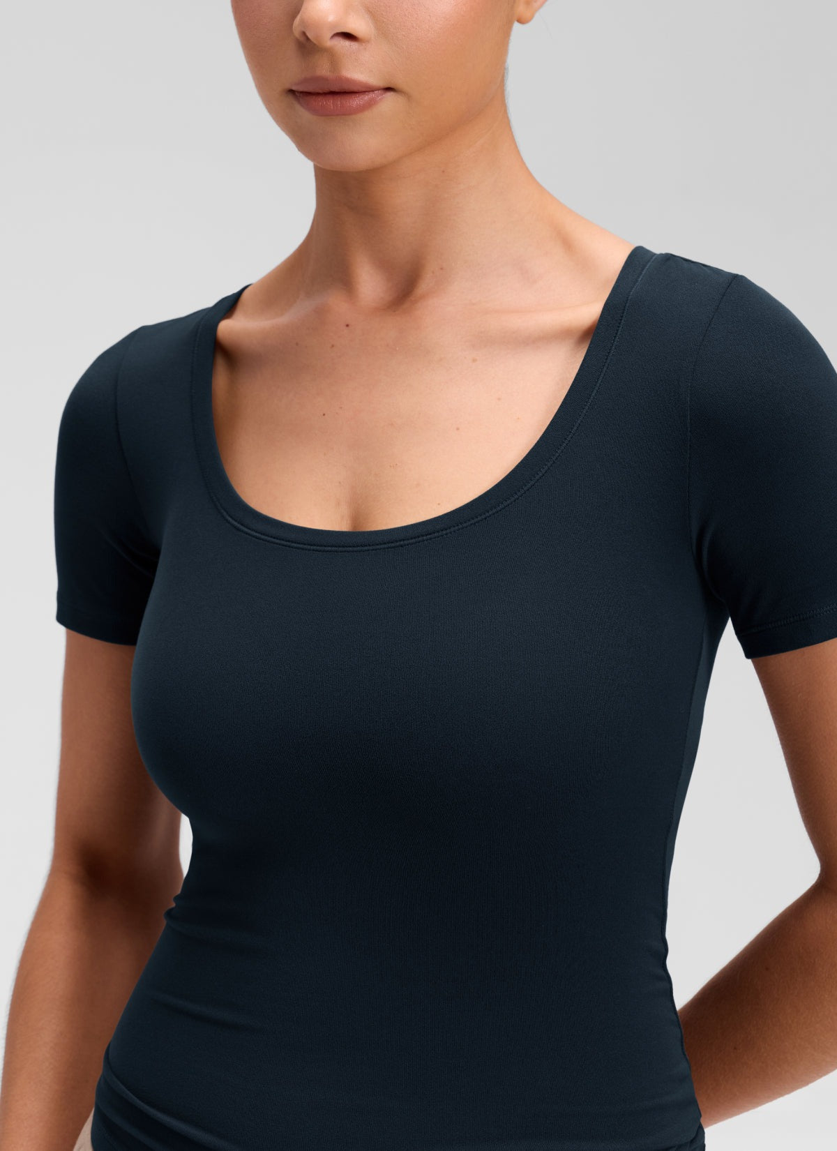 Softembrace U Neck Tight Fit Short Sleeve