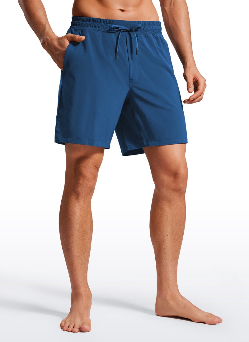 Feathery-Fit Pocket Swim Trunk 7''