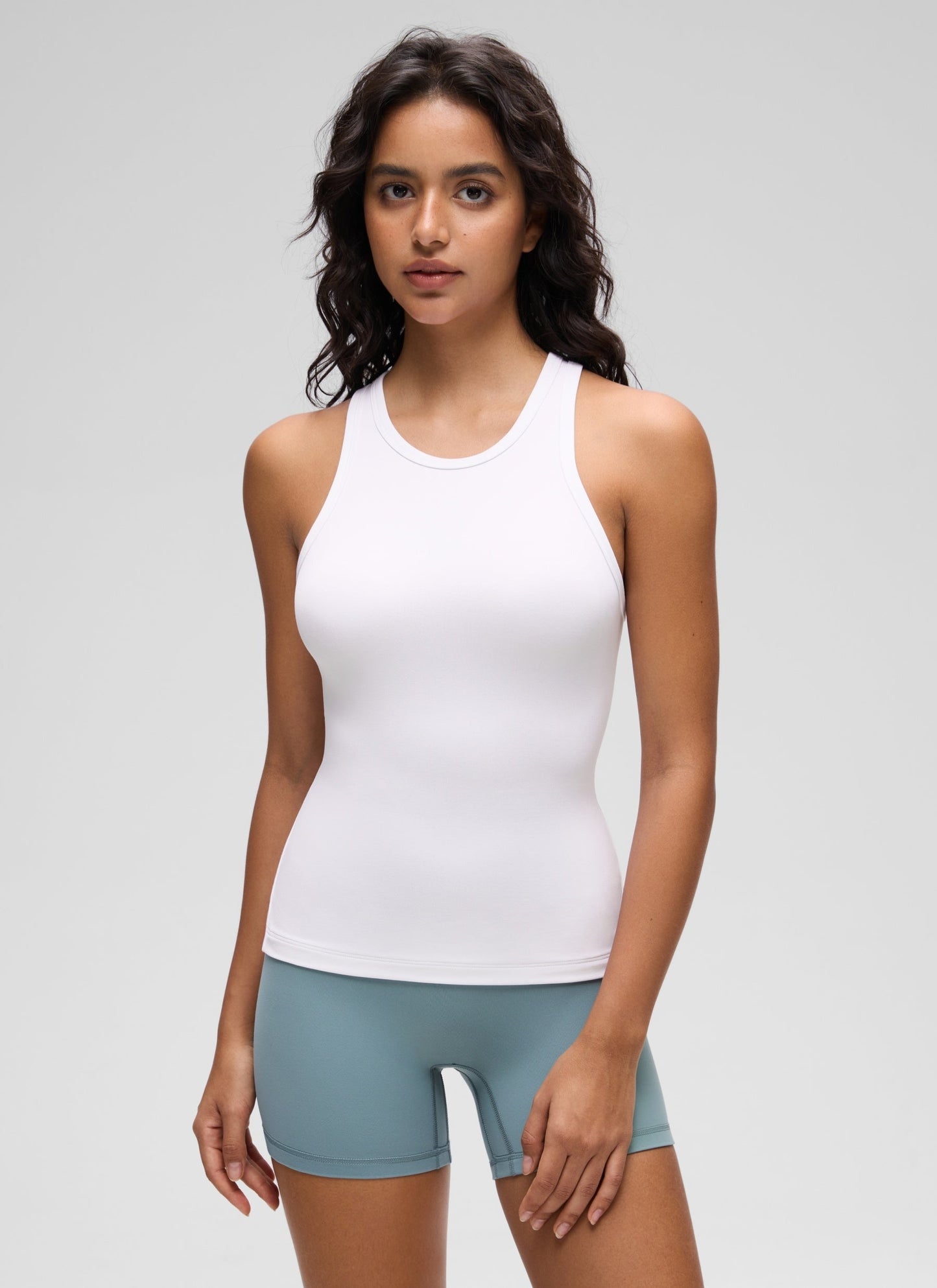 Butterluxe Waist Length Racerback Tank