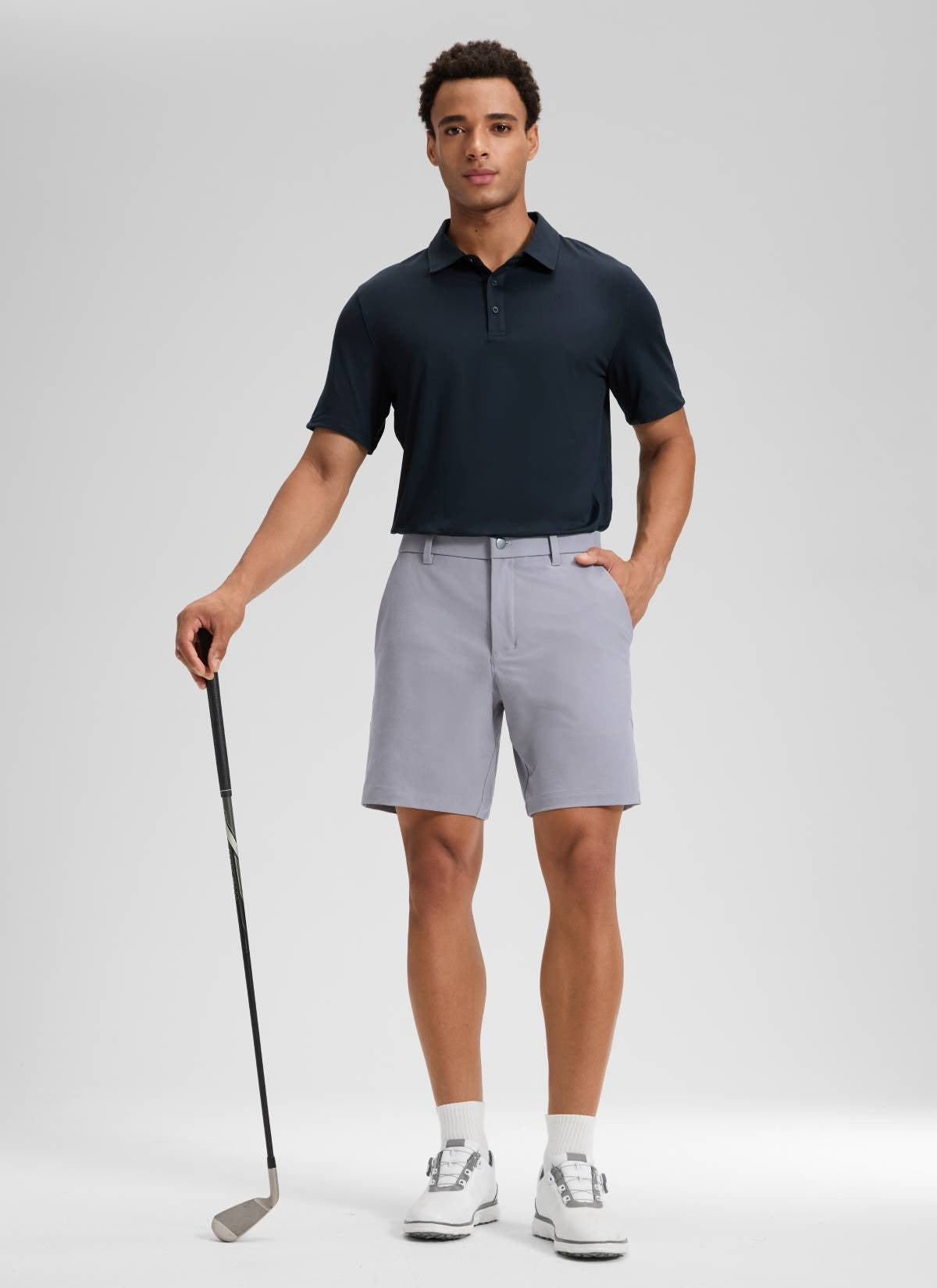 Stretch Cotton Pocket Chino Shorts 7"