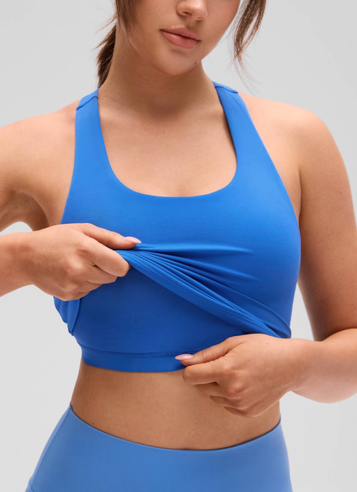 Butterluxe Waist Length Built in Bra Tank