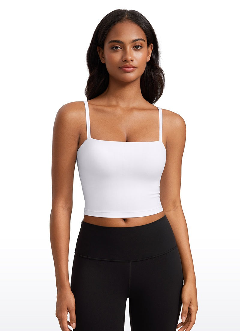 Butterluxe Built in Bra Adjustable Strap Tank