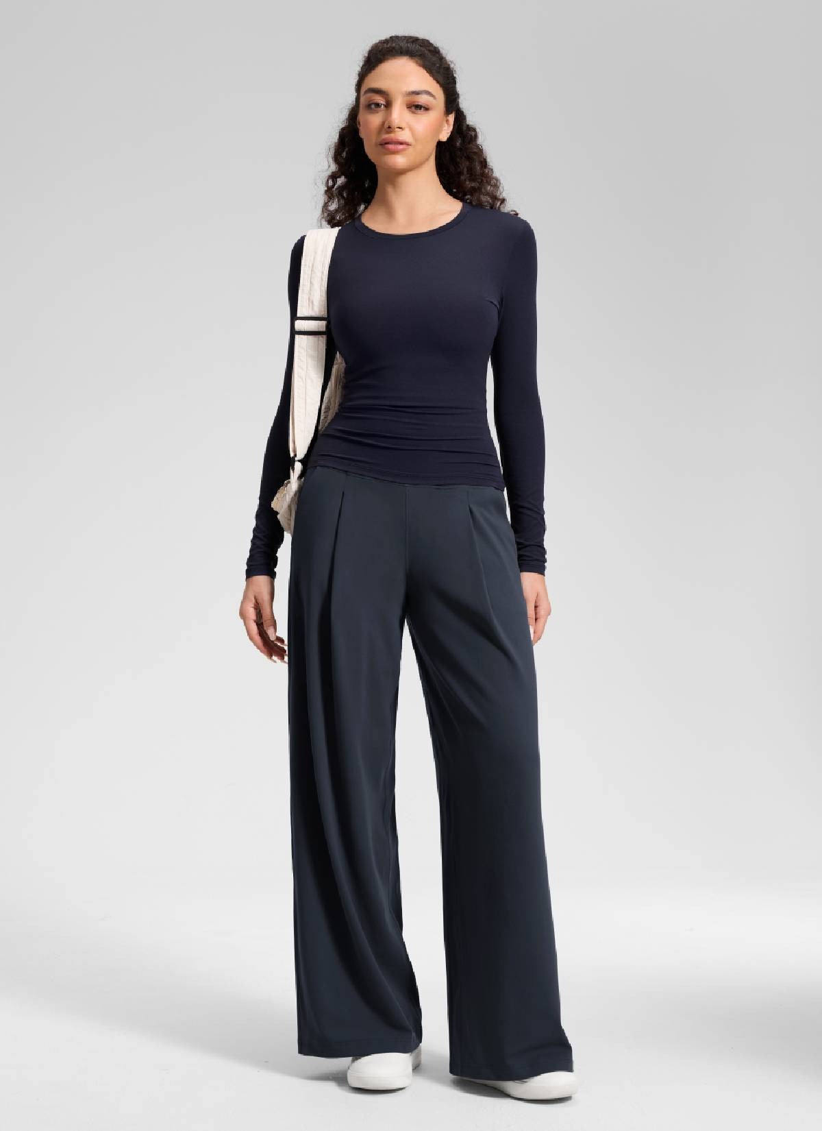 Butterluxe Front Pleated Pocket Palazzo Pant 30"