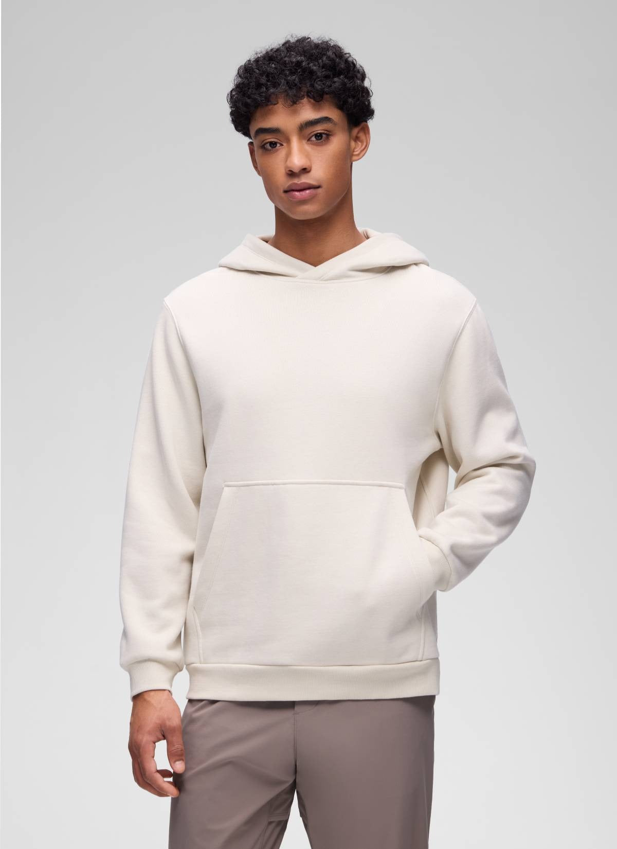 Fleece Lined Pocket Pullover Hoodie