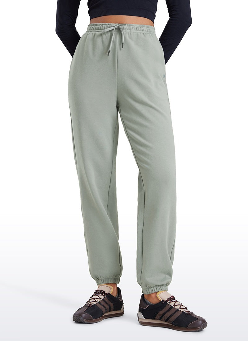 Cotton Fleece Pocket Sweatpant 28"