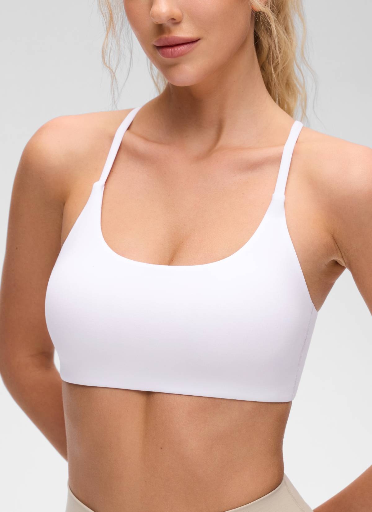 Butterluxe Twist Cross Back Sports Bra